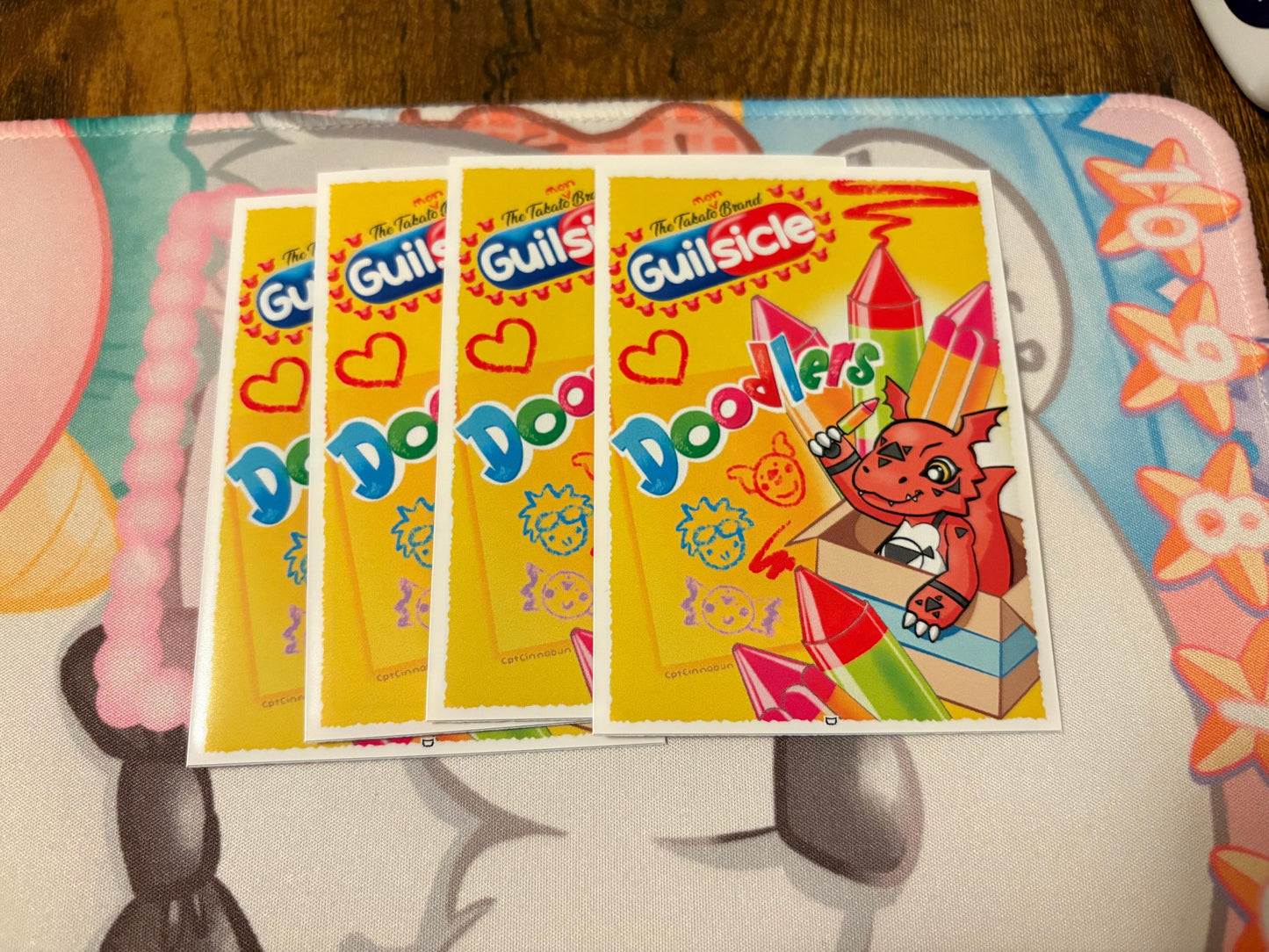 Guilsicle Guilmon Digimon TCG Sleeves