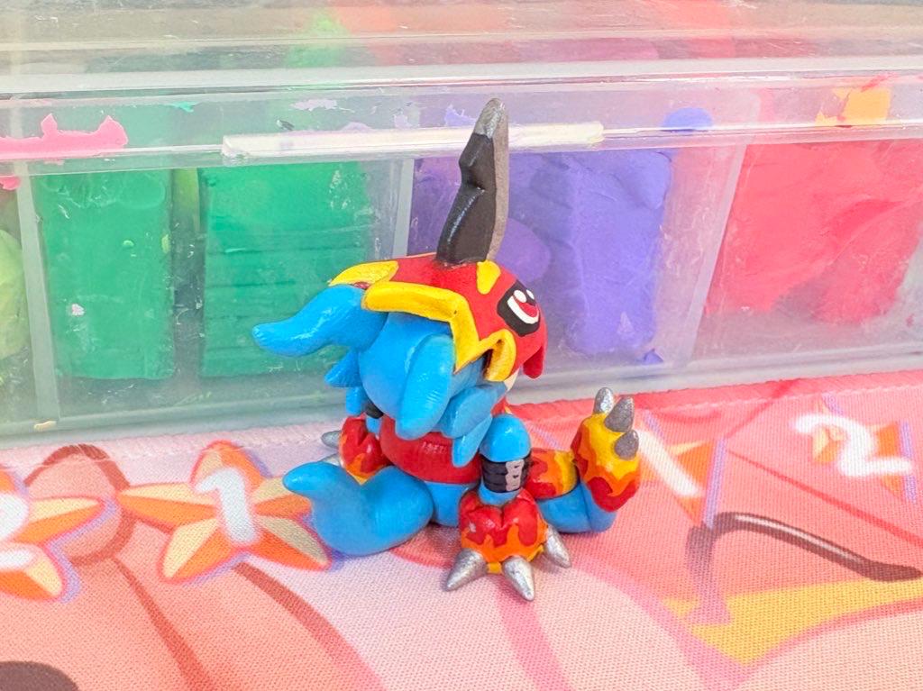 Flamedramon Digimon TCG Memory Marker/Counter