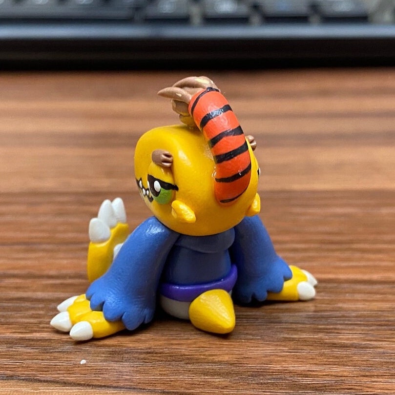 Agumon (Expert, Black, Marcus, Bushi) Digimon TCG Memory Marker/Counter/Desk Buddy