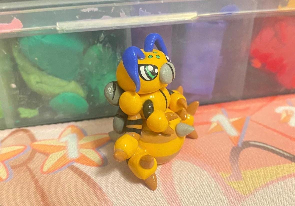 Funbeemon Digimon TCG Memory Marker/Counter