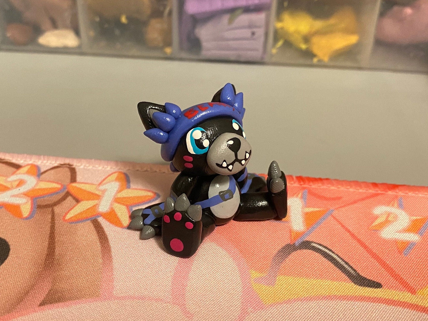 Bearmon Digimon TCG Memory Counter/Marker/Desk Buddy