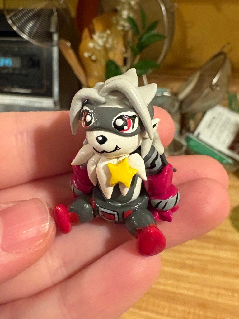 Wolvermon Digimon TCG Memory Marker/Counter/Desk Buddy