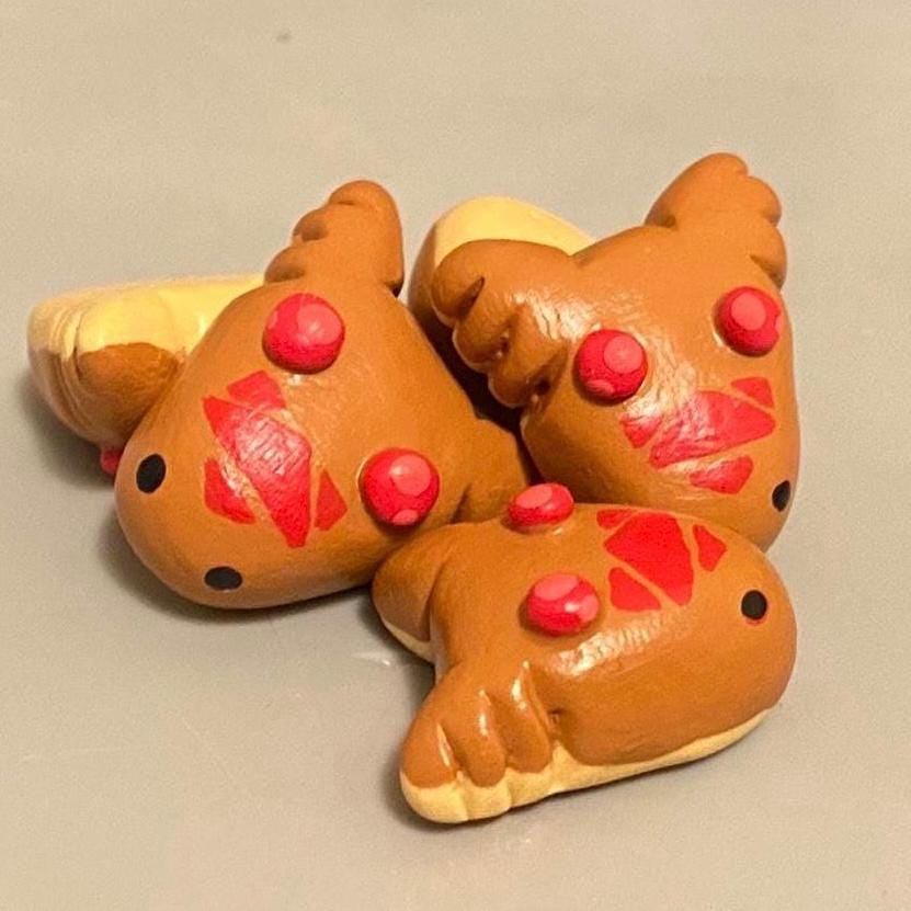Guilmon Bread Digimon TCG Memory Marker/Counter