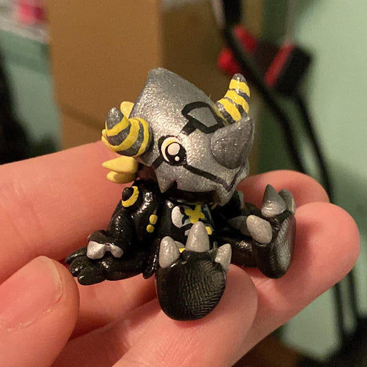 BlackWarGreymon Digimon TCG Memory Marker/Counter/Desk Buddy