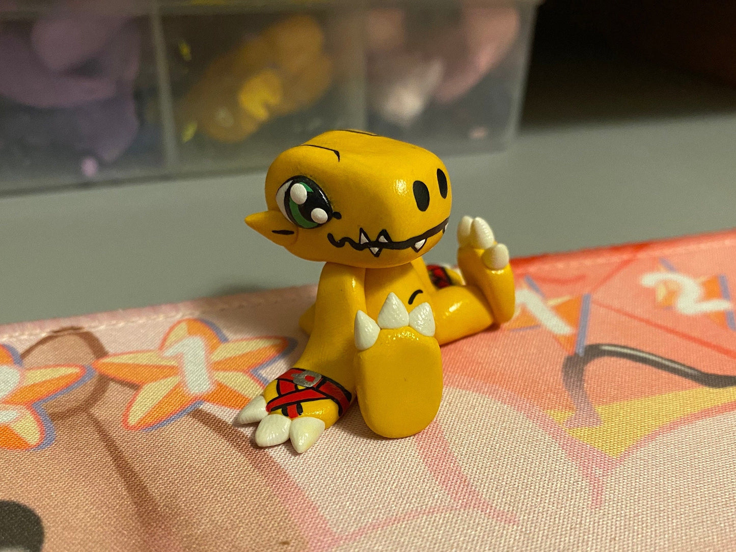 Agumon (Expert, Black, Marcus, Bushi) Digimon TCG Memory Marker/Counter/Desk Buddy