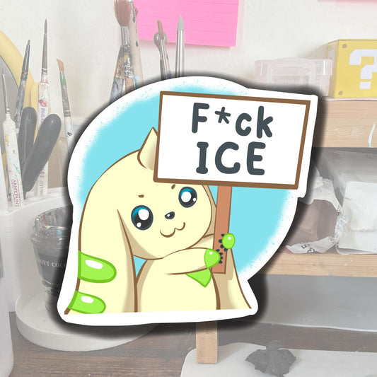 No Ice Vinyl Sticker! *waterproof*