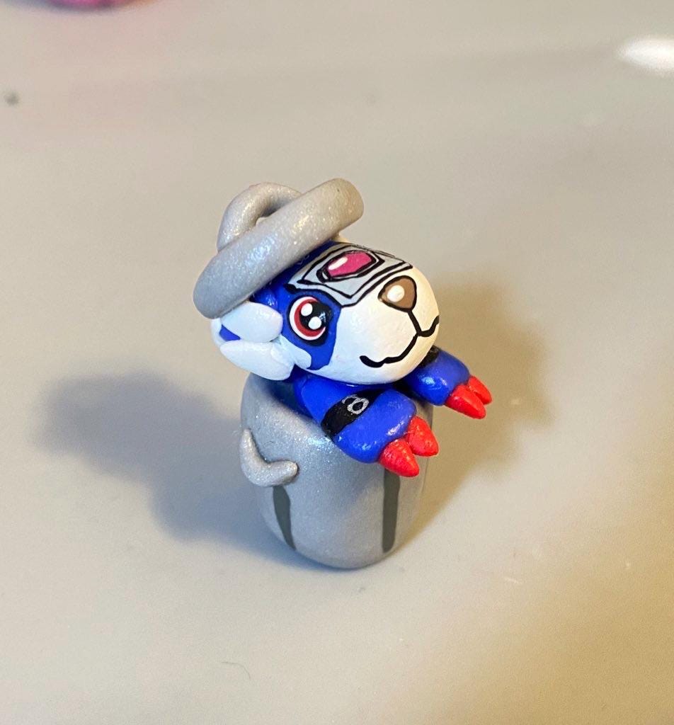 Guilmon/Loogamon Trash Digimon TCG Memory Marker/Counter