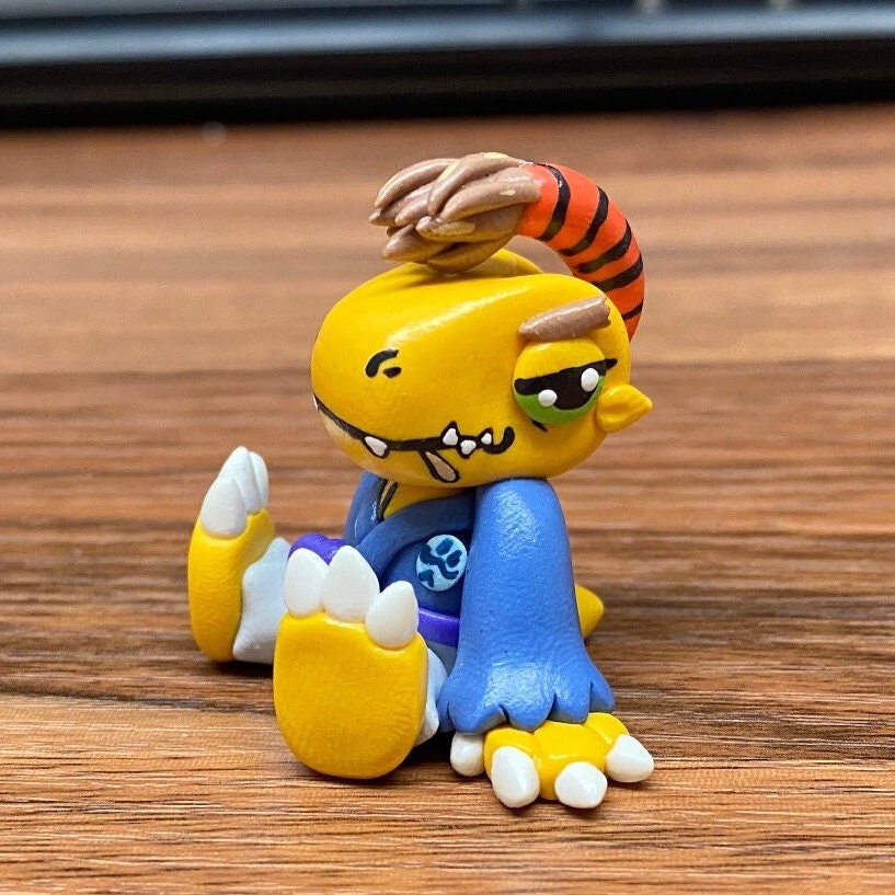 Agumon (Expert, Black, Marcus, Bushi) Digimon TCG Memory Marker/Counter/Desk Buddy