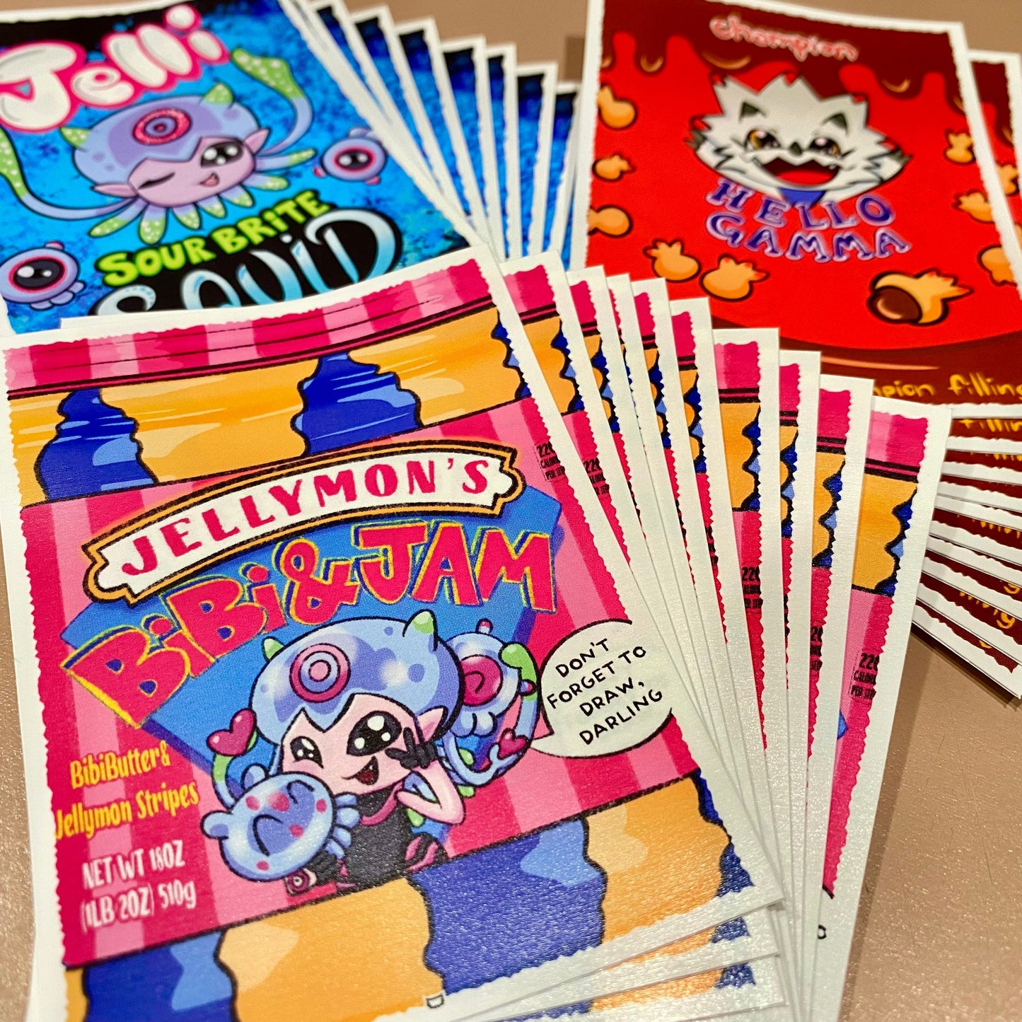 Jellymon Digimon TCG Sleeves