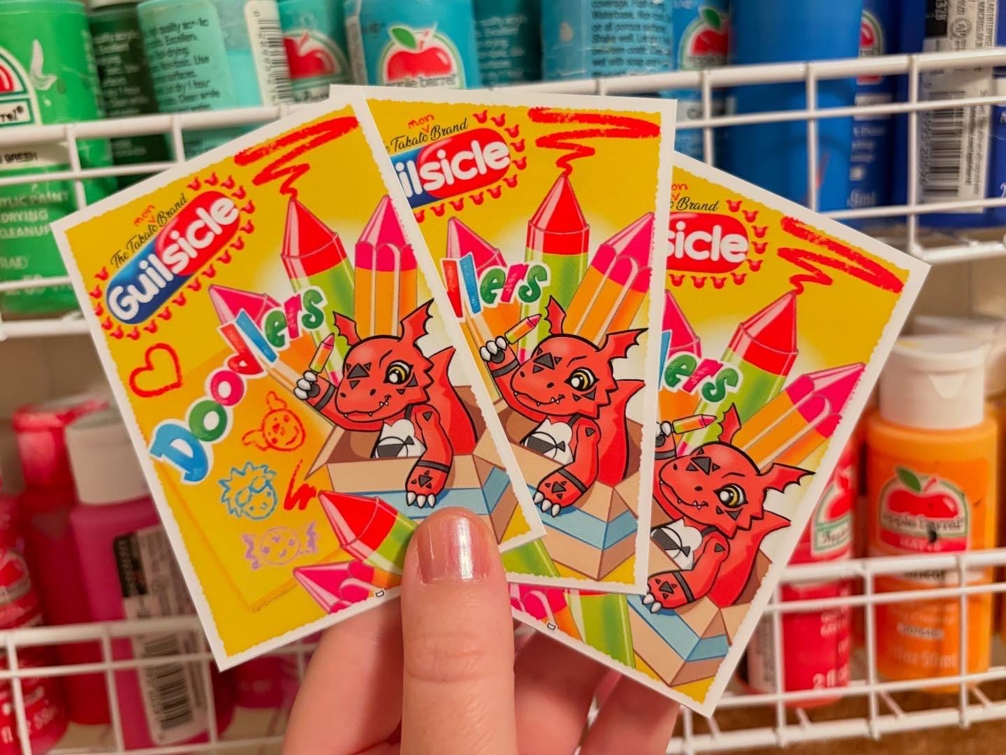 Guilsicle Guilmon Digimon TCG Sleeves