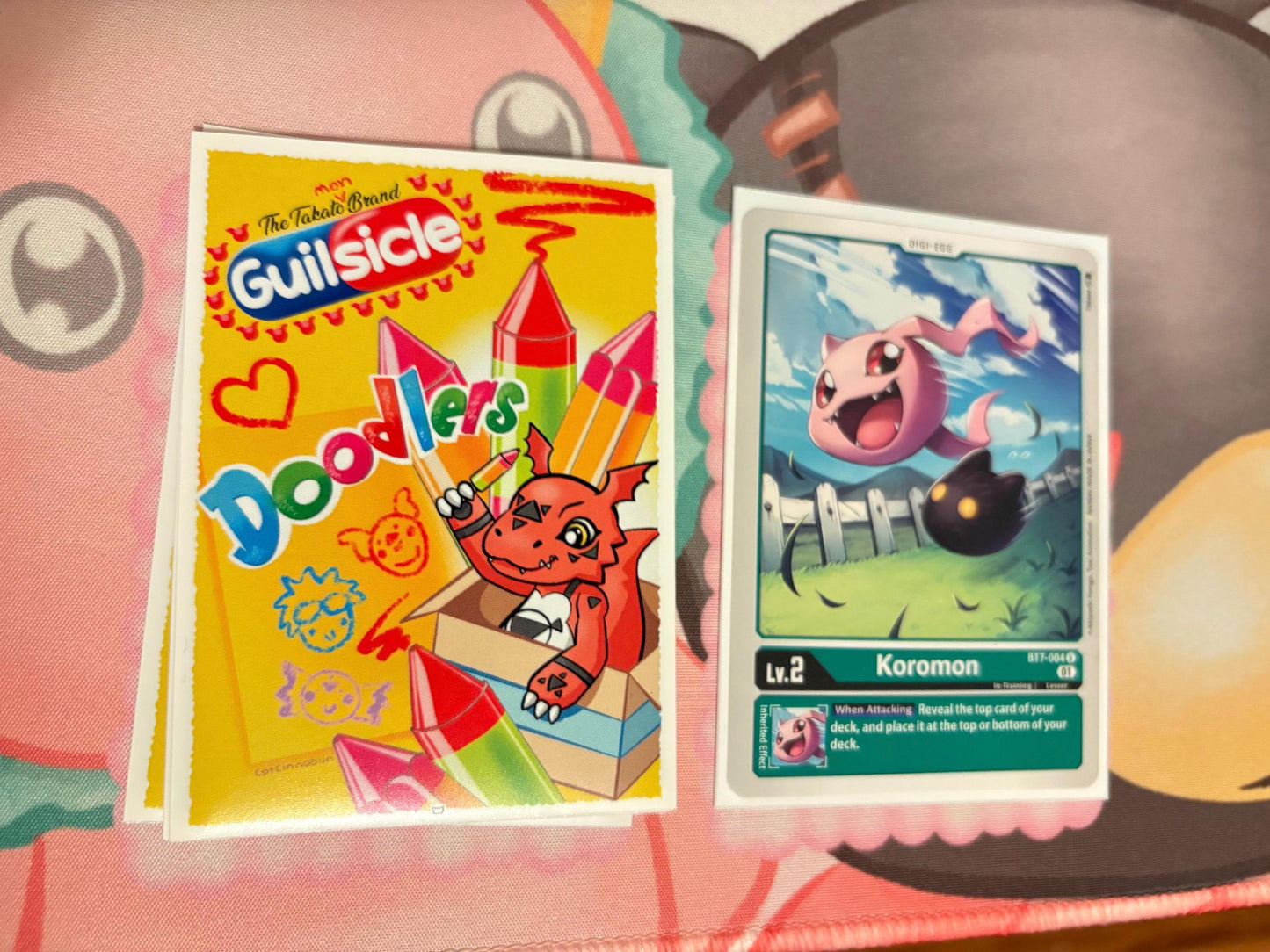 Guilsicle Guilmon Digimon TCG Sleeves