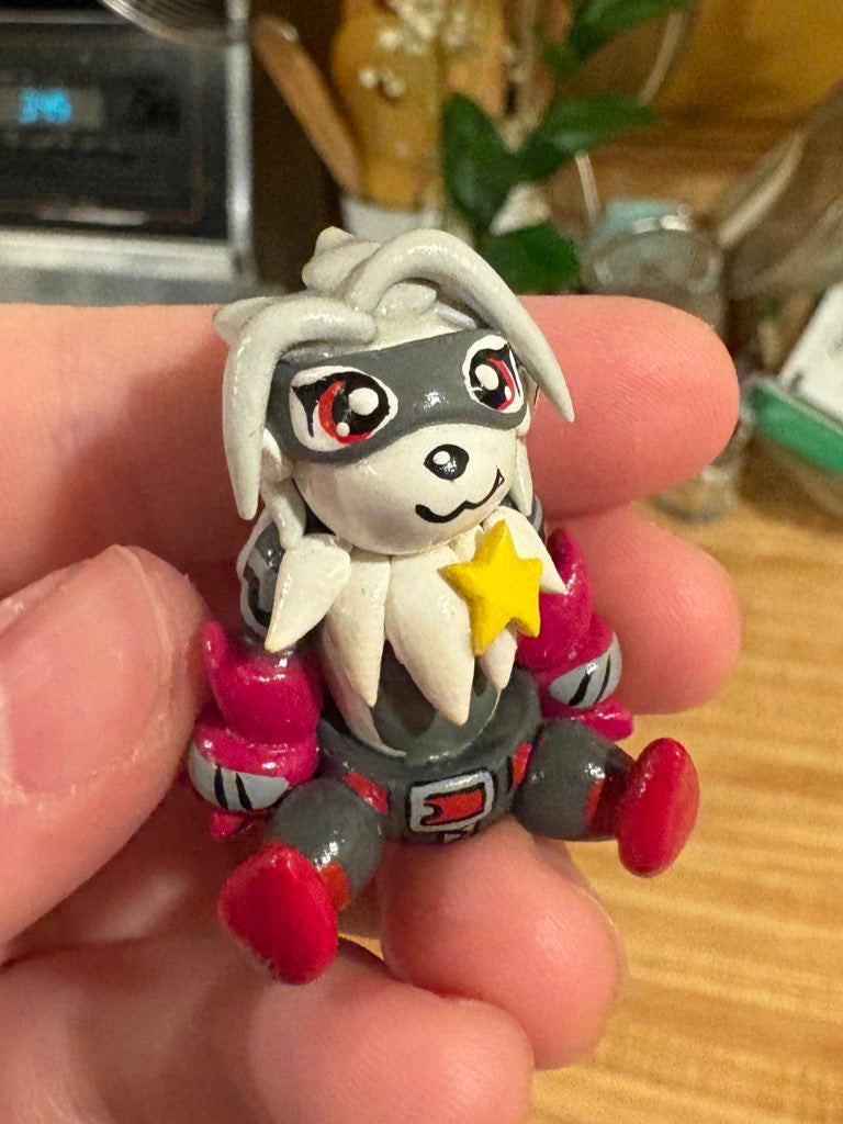 Wolvermon Digimon TCG Memory Marker/Counter/Desk Buddy