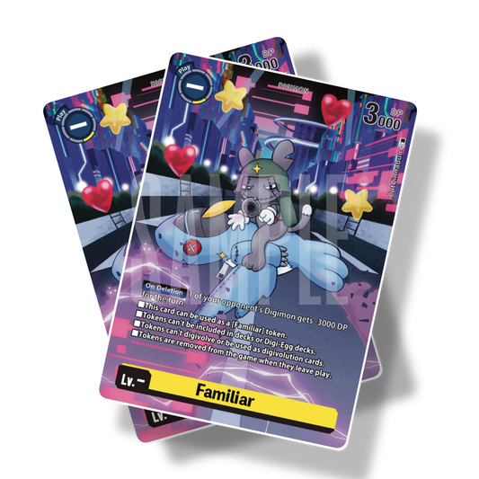 Akira Familiar Token (Set of 4) Digimon TCG