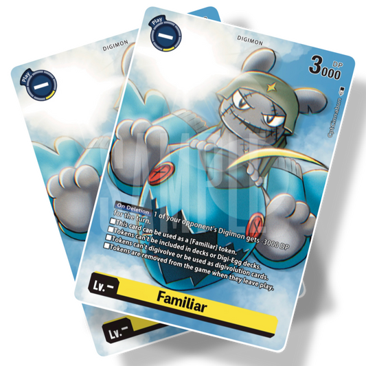 Sunny Familiar Token (Set of 4) Digimon TCG