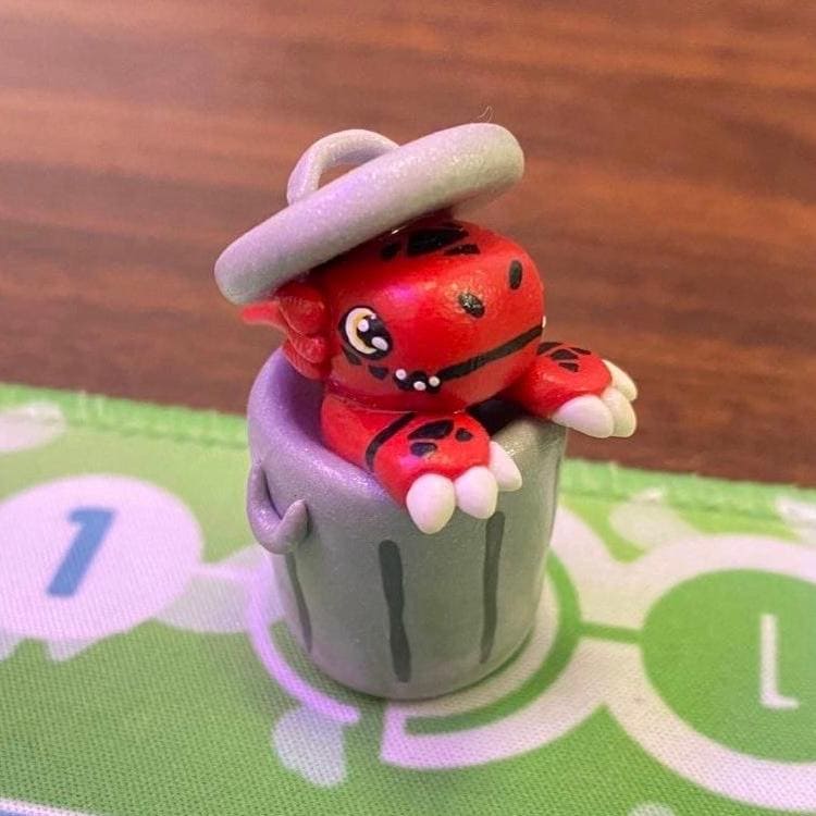 Guilmon/Loogamon Trash Digimon TCG Memory Marker/Counter