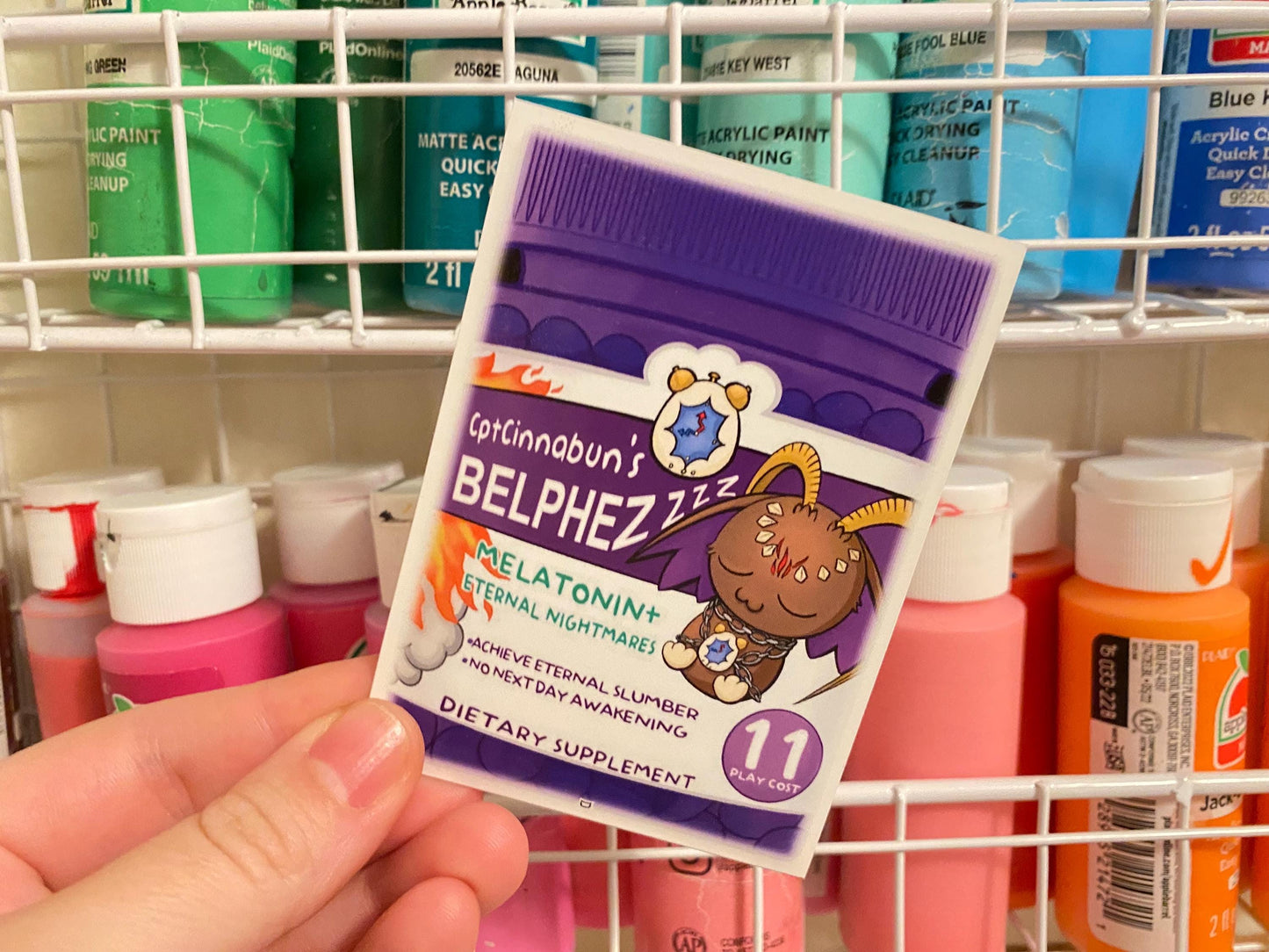 Belphemon: Sleep Mode Melatonin Gummies Digimon TCG Sleeves