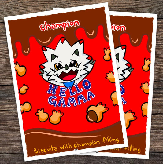 Gammamon Digimon TCG Sleeves