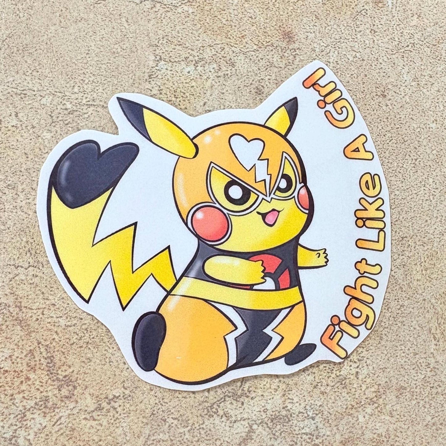 Luchadora Vinyl Sticker! *waterproof*