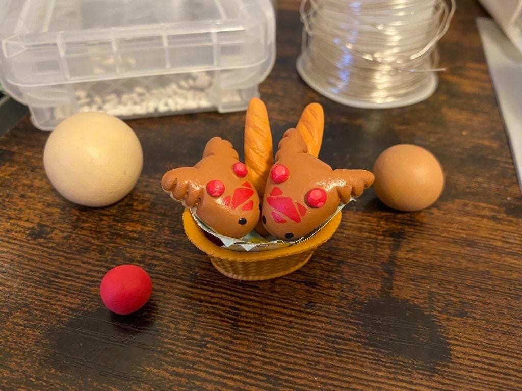 Guilmon Bread Digimon TCG Memory Marker/Counter