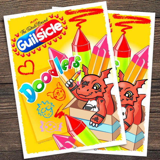 Guilsicle Guilmon Digimon TCG Sleeves