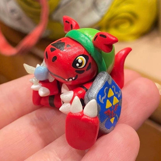 GuilmonxLink Digimon TCG Memory Marker/Counter