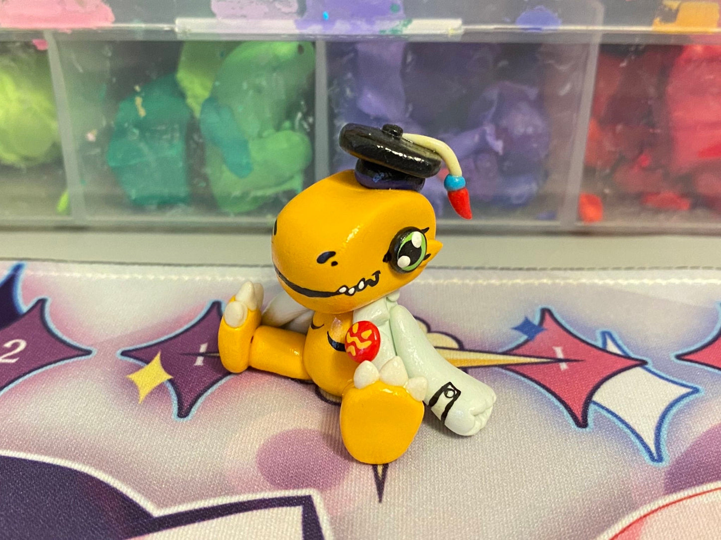 Agumon (Expert, Black, Marcus, Bushi) Digimon TCG Memory Marker/Counter/Desk Buddy