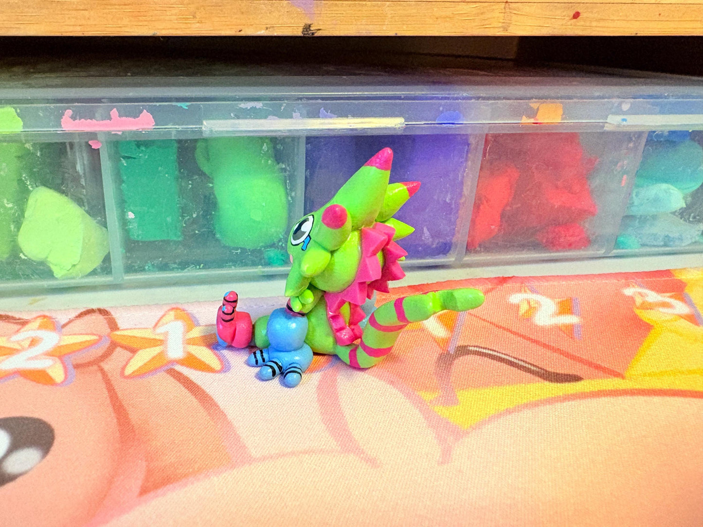 Gekkomon Digimon TCG Memory Marker/Counter/Desk Buddy